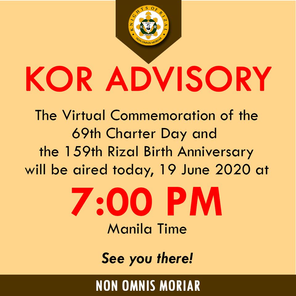 Knights of Rizal in Sydney commemorate birth anniversary of Philippine national hero Dr. Jose Rizal