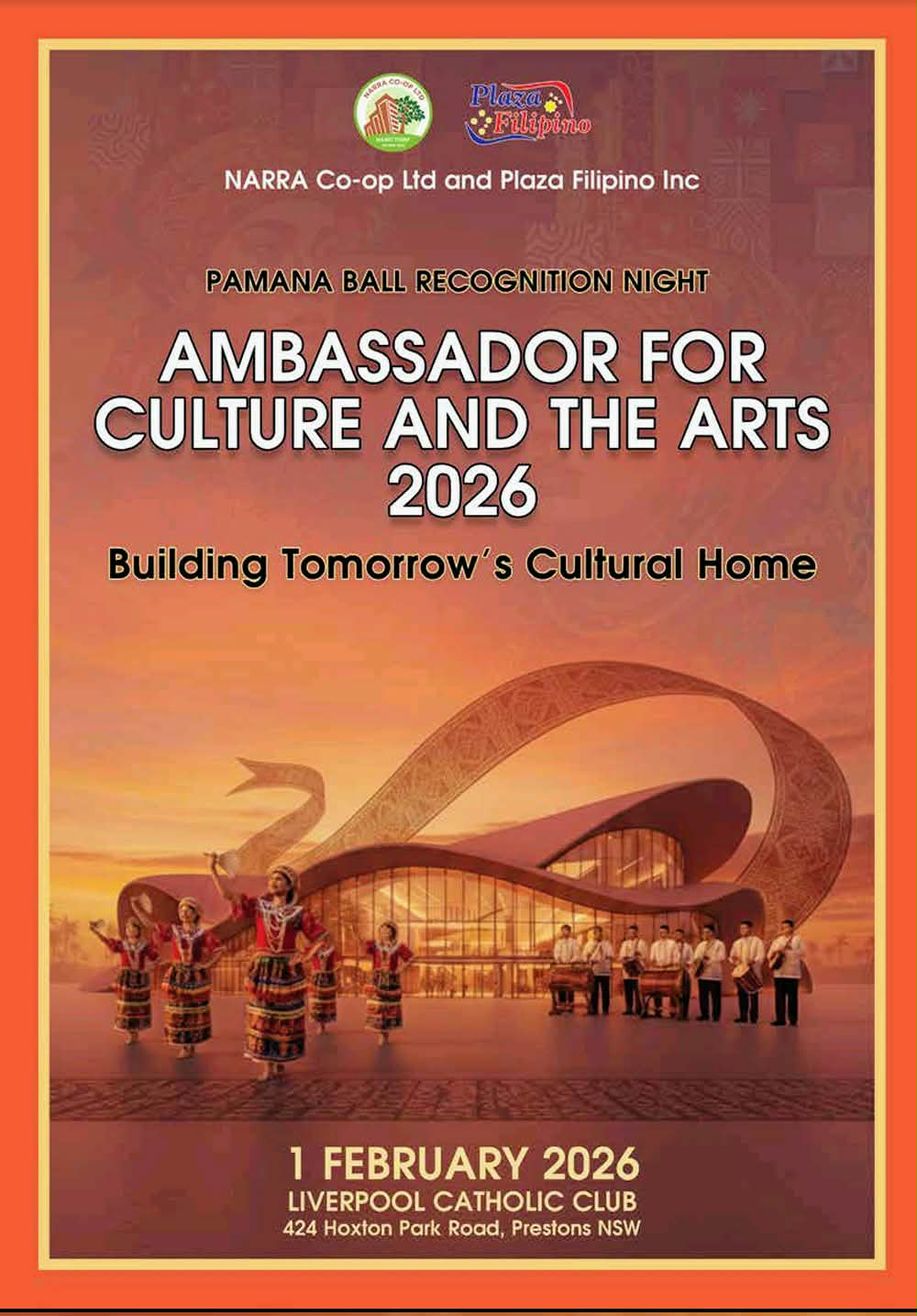 Pamana Ball Recognises Ambassadors for Culture and the Arts 2026