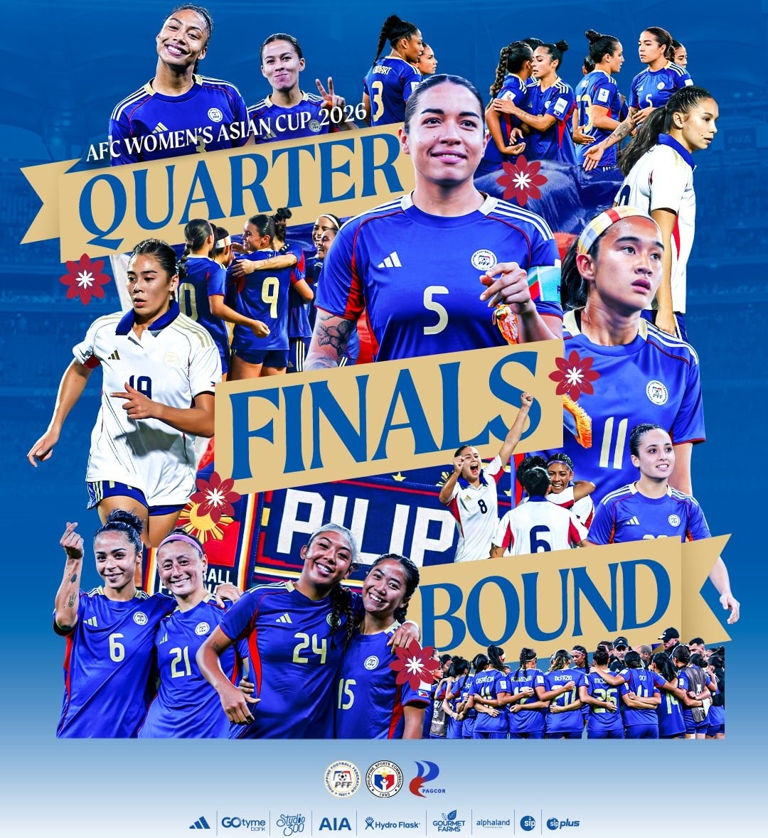 Philipines Makes it to the AFC Womens Cup Quarter Finals