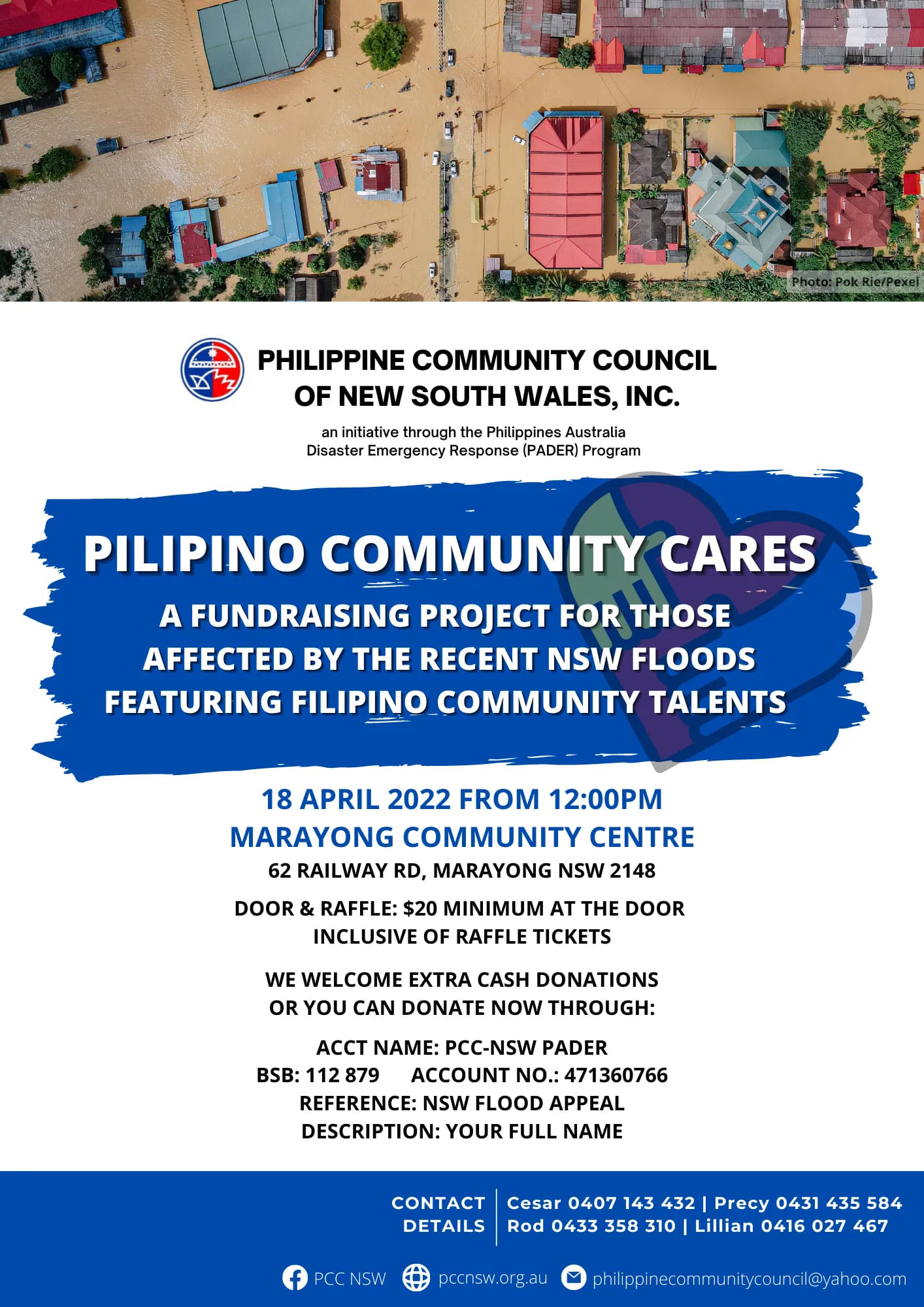 PCC NSW Undertakes Fundraising Event for Flood Aid