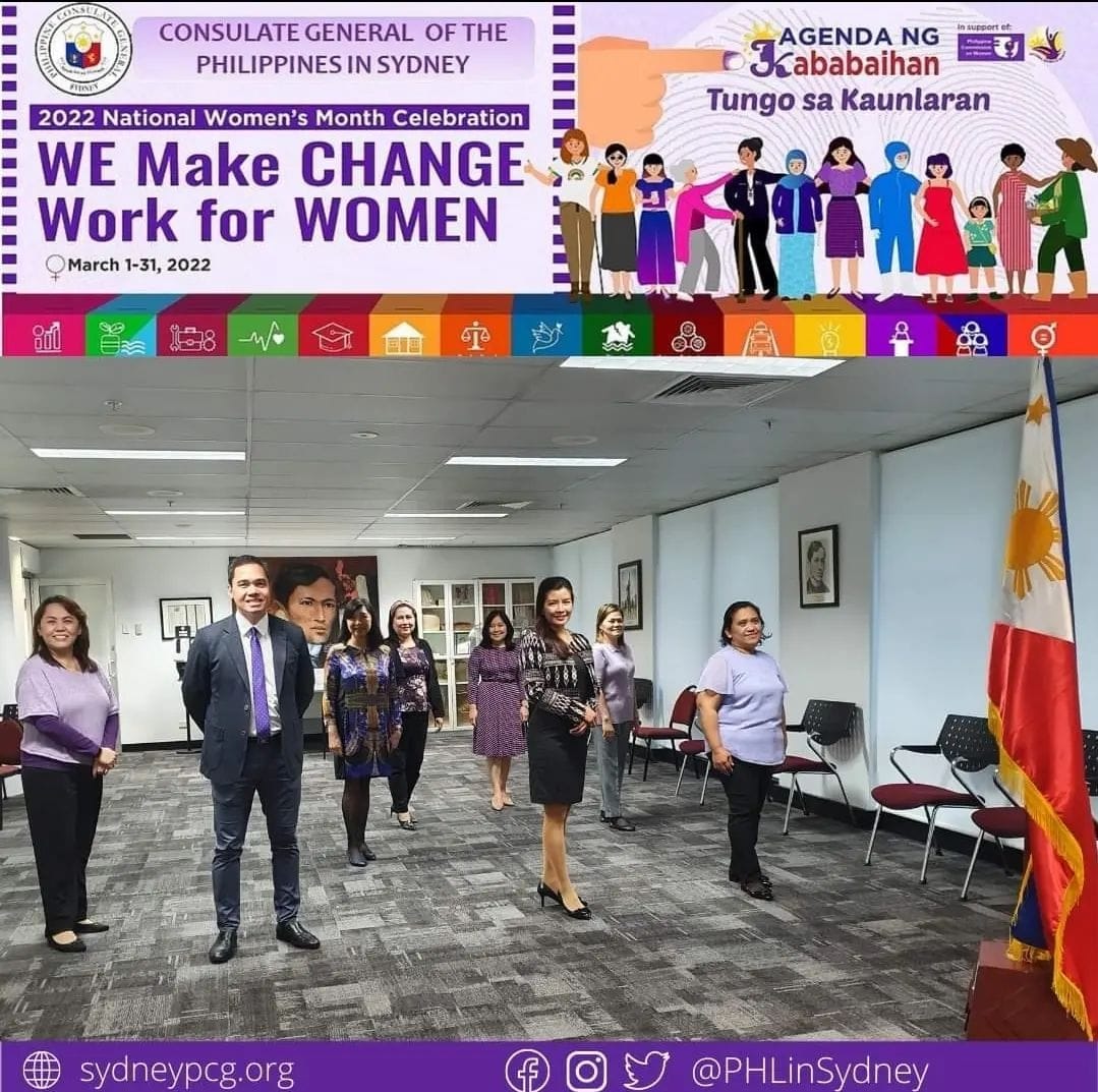 Philippine Consulate General in Sydney joins the celebration of the National Women's Month