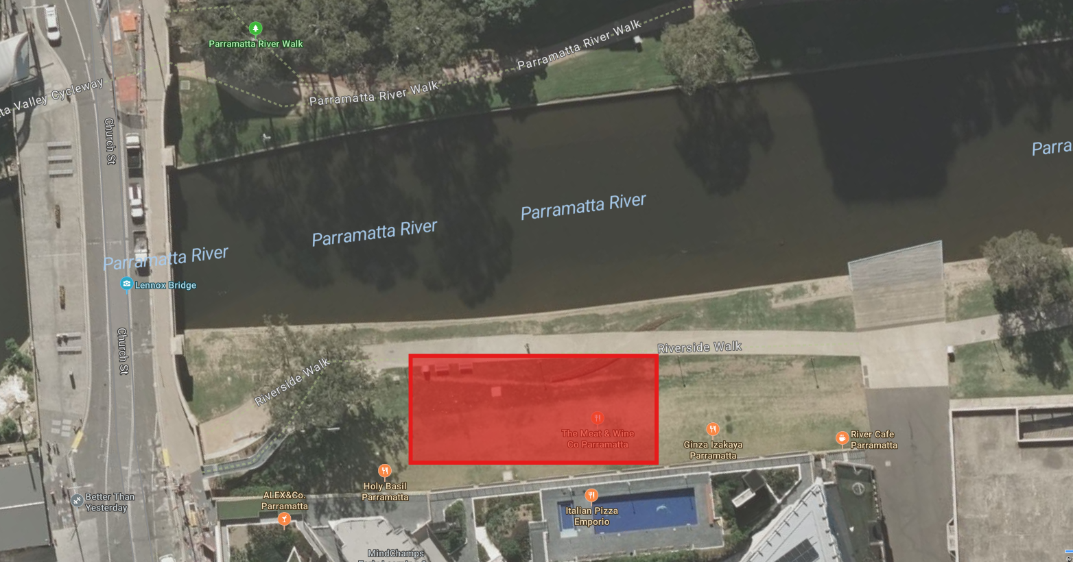 One week to go - Giant floating football lights up Parramatta River