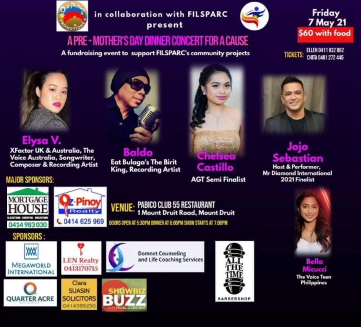 A Fundraising Pre-Mother's Day Concert